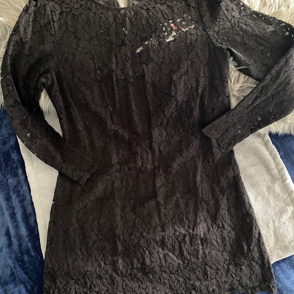 H&M Black lace dress